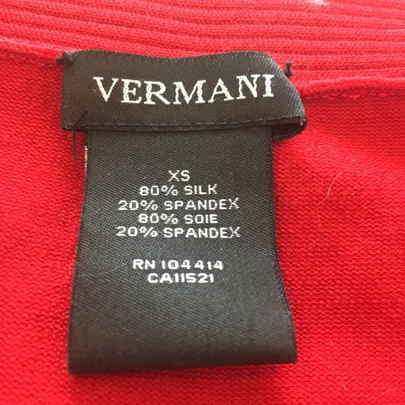 Vermani 80% silk cross cross cropped top - Picture 2 of 3